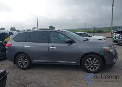 2015 Nissan Pathfinder Sl z USA, uszkodzony, nr VIN 5N1AR2MMXFC680933